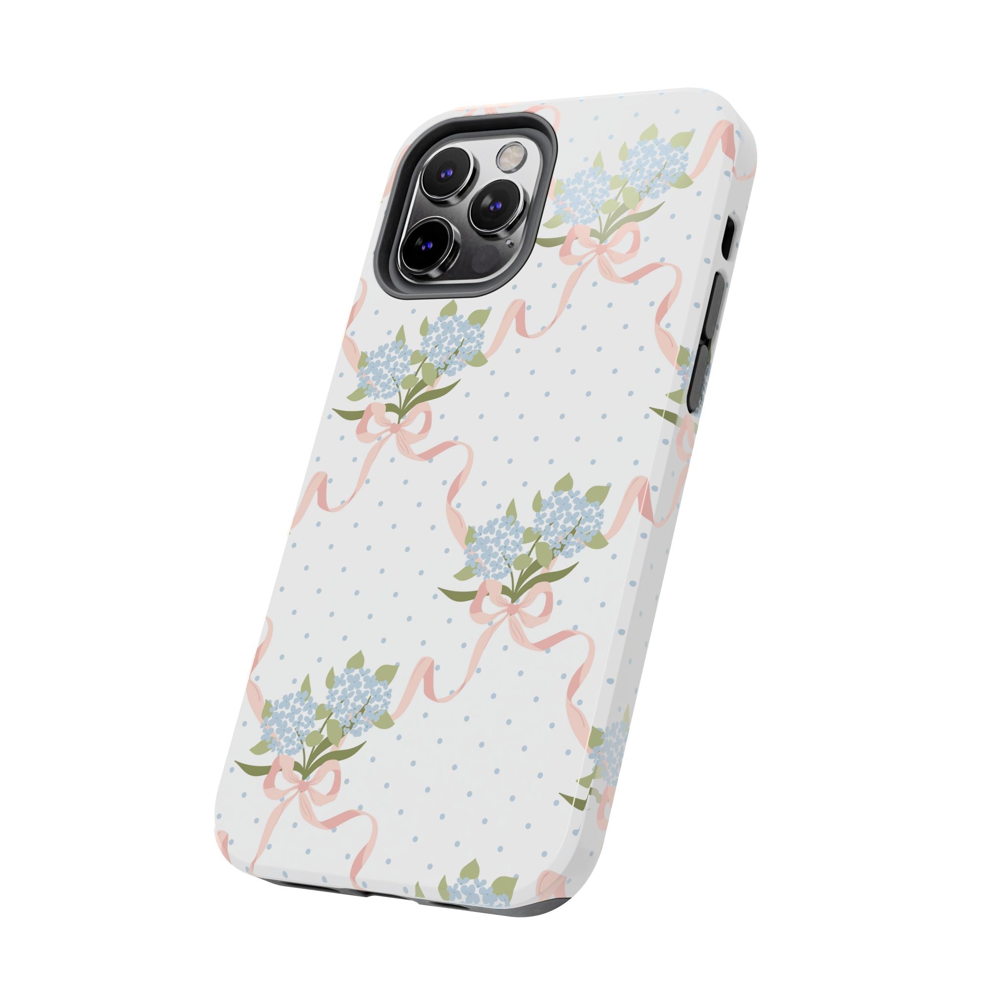 The Dot & Trellis Print — Tough iPhone Case