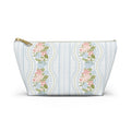 The Beatrice Botanical Stripe Luxe Vanity Pouch